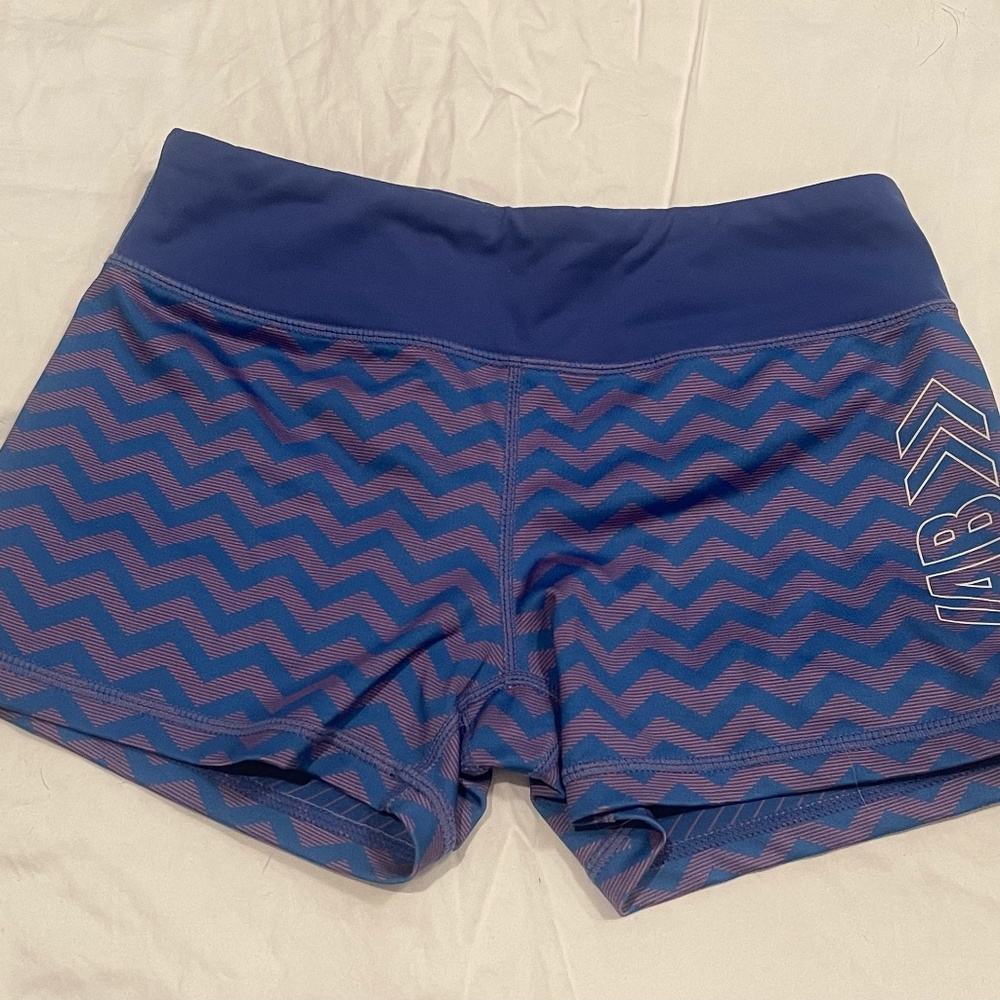 IAB MFG Shorts in Booty Blue and Pink Chevron